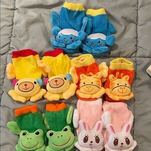 Colorful Animal Baby Socks Set of 5